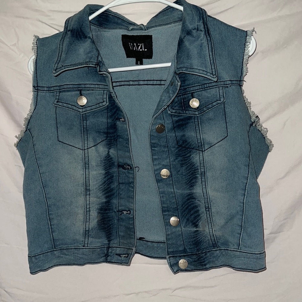 Girls Jean Tank Jacket